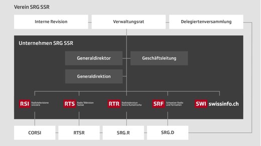 Bild von Verein SRG und Unternehmen SRG – zwischen Nähe und Distanz