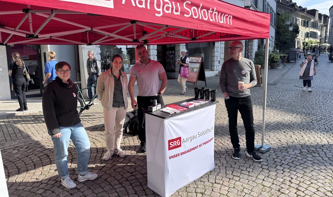 Bild von Mit Schockolade ins Gespräch: Die SRG AG SO auf Markttour