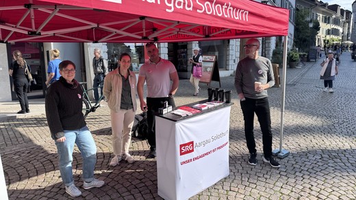 Bild von Mit Schockolade ins Gespräch: Die SRG AG SO auf Markttour