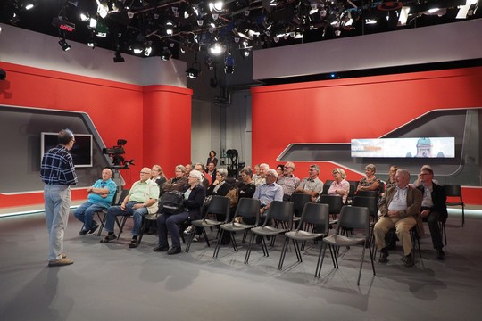 Bild von Fotogalerie Mitgliederanlass im SRG Produktionszentrum Bundeshaus in Bern 25.08.2014