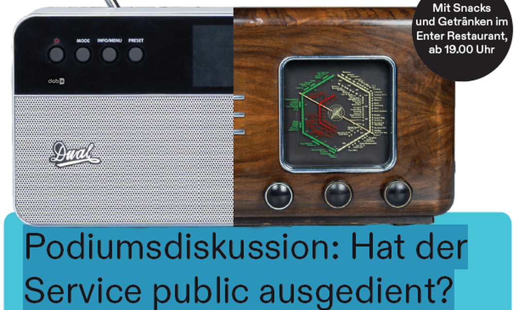 Bild von Veranstaltungshinweis Podiumsdiskussion: Hat der Service public ausgedient?