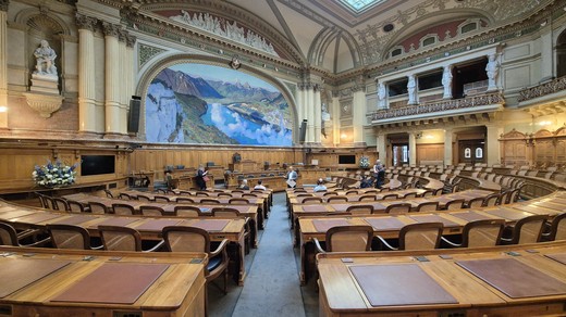 Bild von Mit Urs Leuthard durchs Bundeshaus und Medienzentrum: Ein Blick in die Schaltzentrale der Schweizer Politik