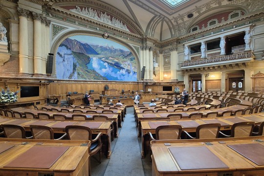 Bild von Mit Urs Leuthard durchs Bundeshaus und Medienzentrum: Ein Blick in die Schaltzentrale der Schweizer Politik