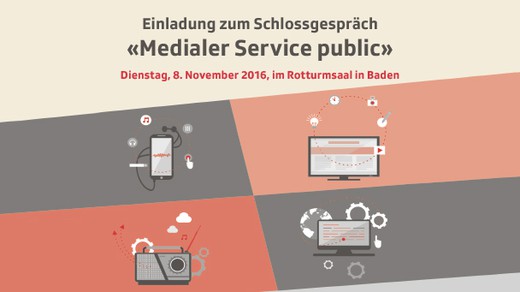 Bild von Schlossgespräch zum medialen Service public