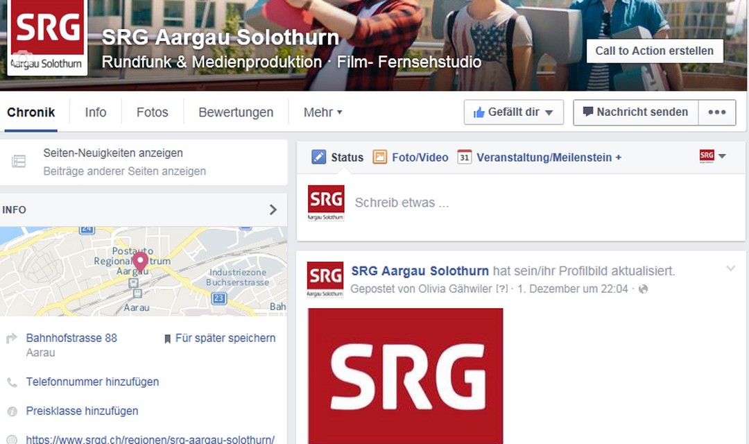 Bild von SRG AG SO ist auf Facebook