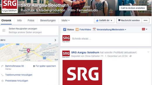 Bild von SRG AG SO ist auf Facebook